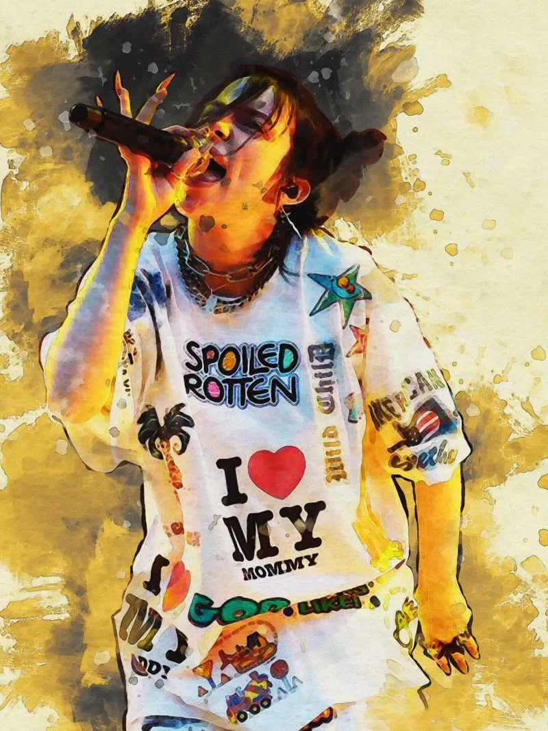 Smudge de Billie Eilish actúa hahnemühle de Gunawan Rb