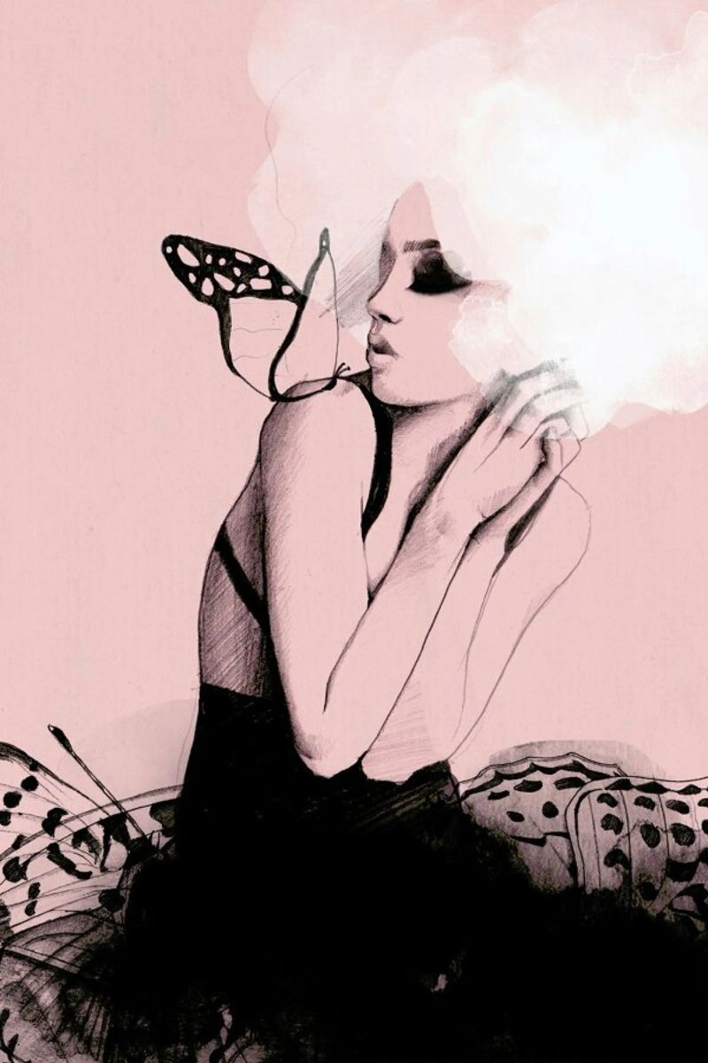 Butterfly poster by Ina Stanimirova