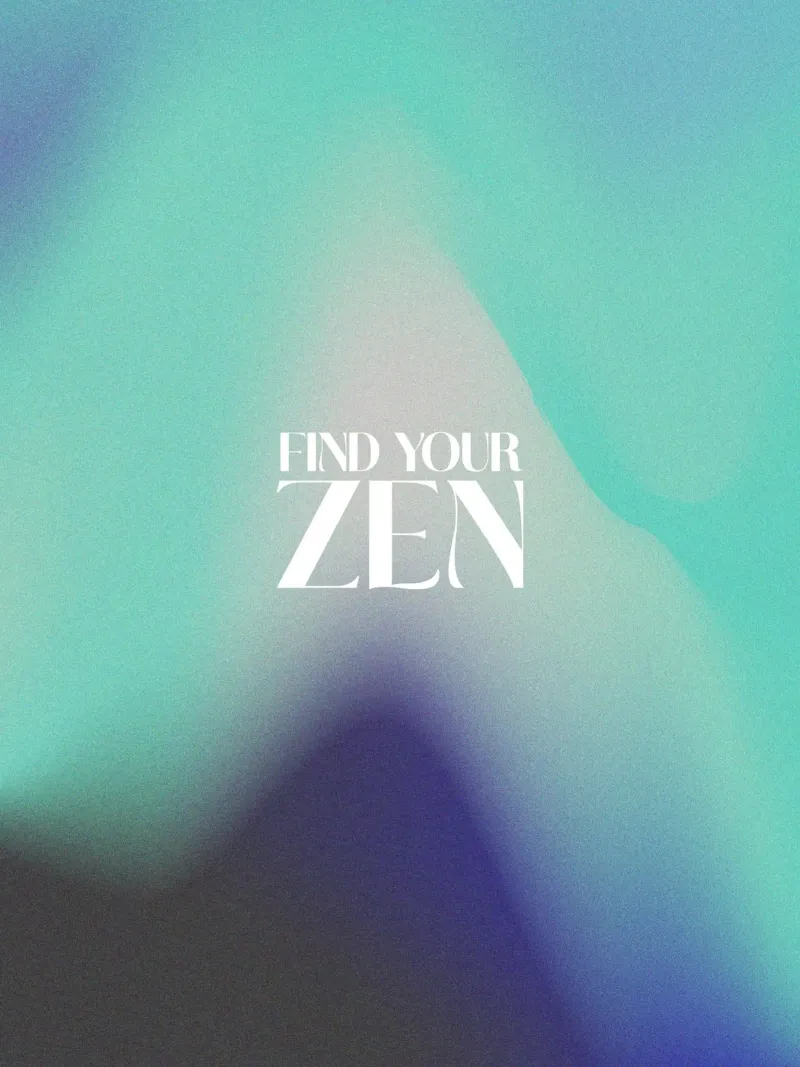 Find Your Zen (no 02) pellicola backlit da treechild