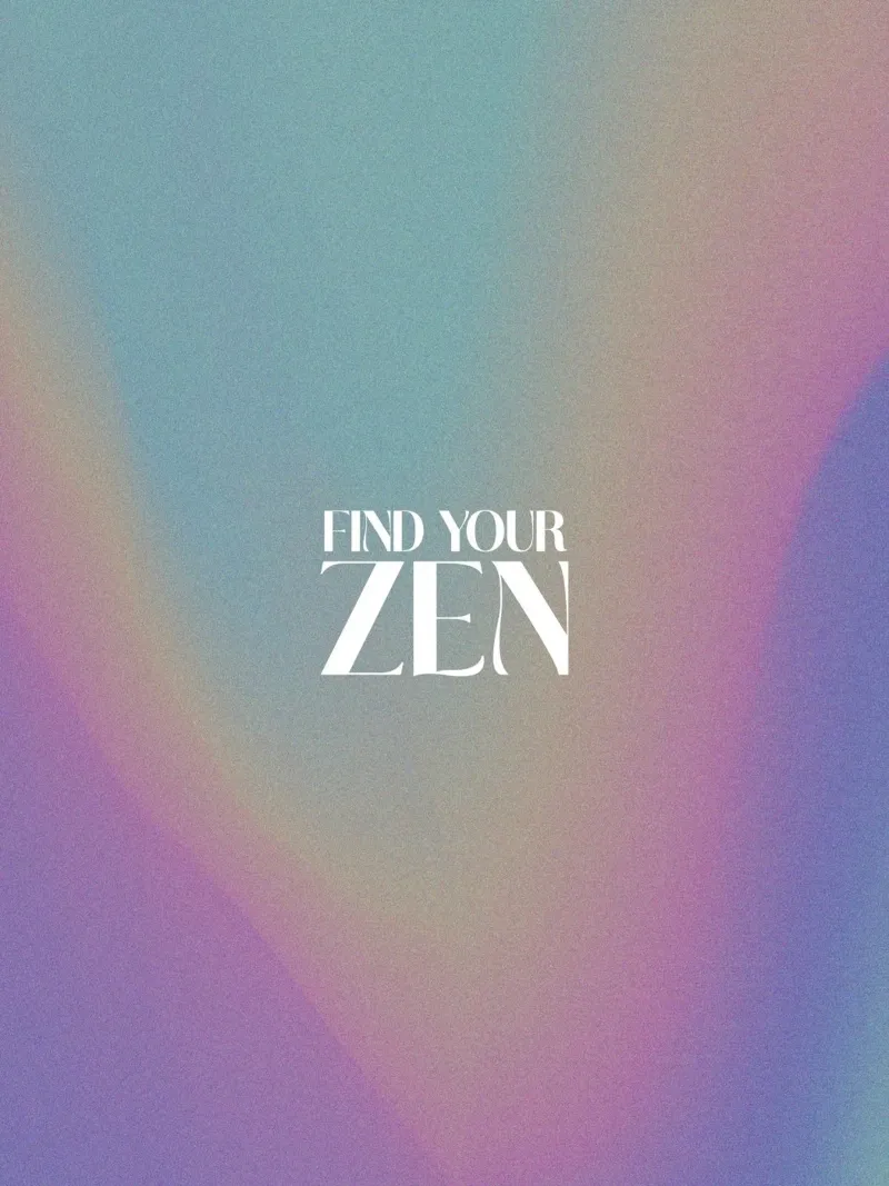 Find Your Zen (No 03) pellicola backlit da treechild