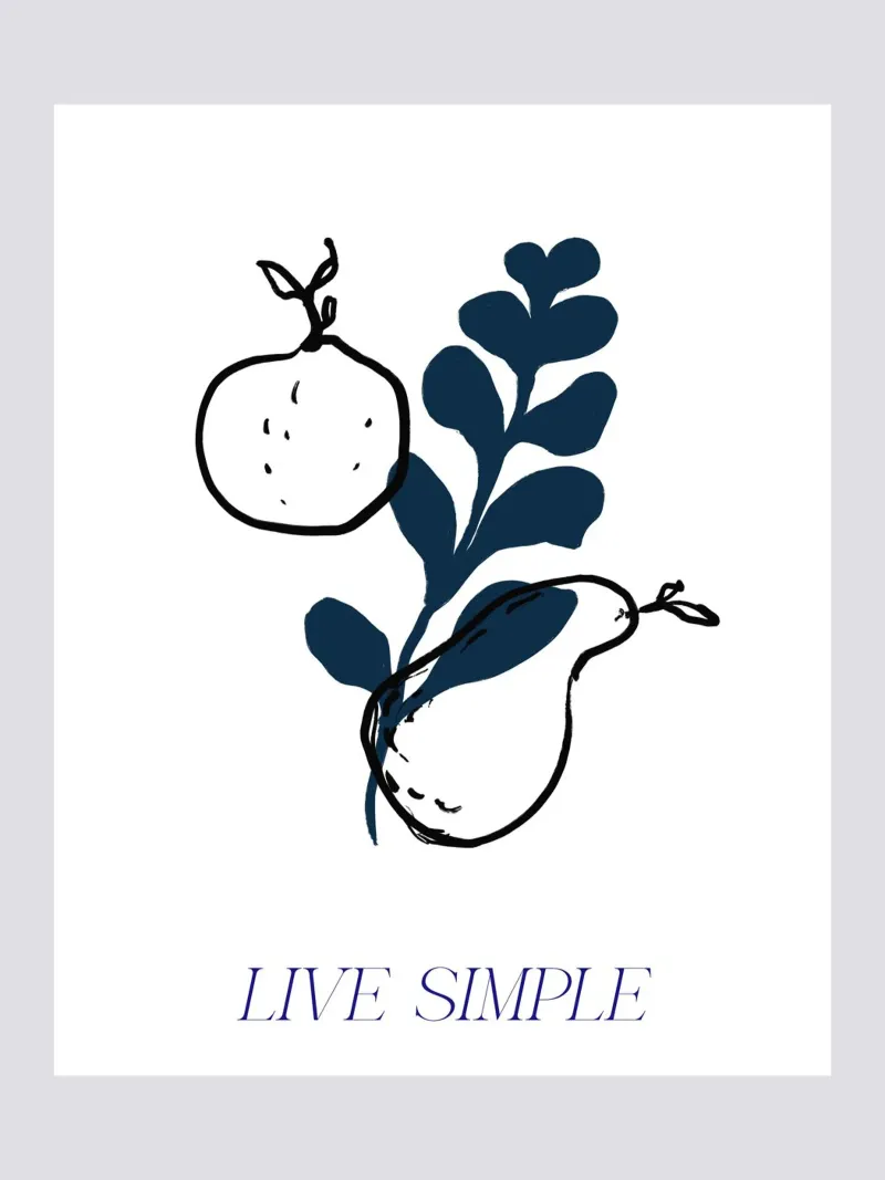 Live Simple No 01 carta hahnemühle da treechild