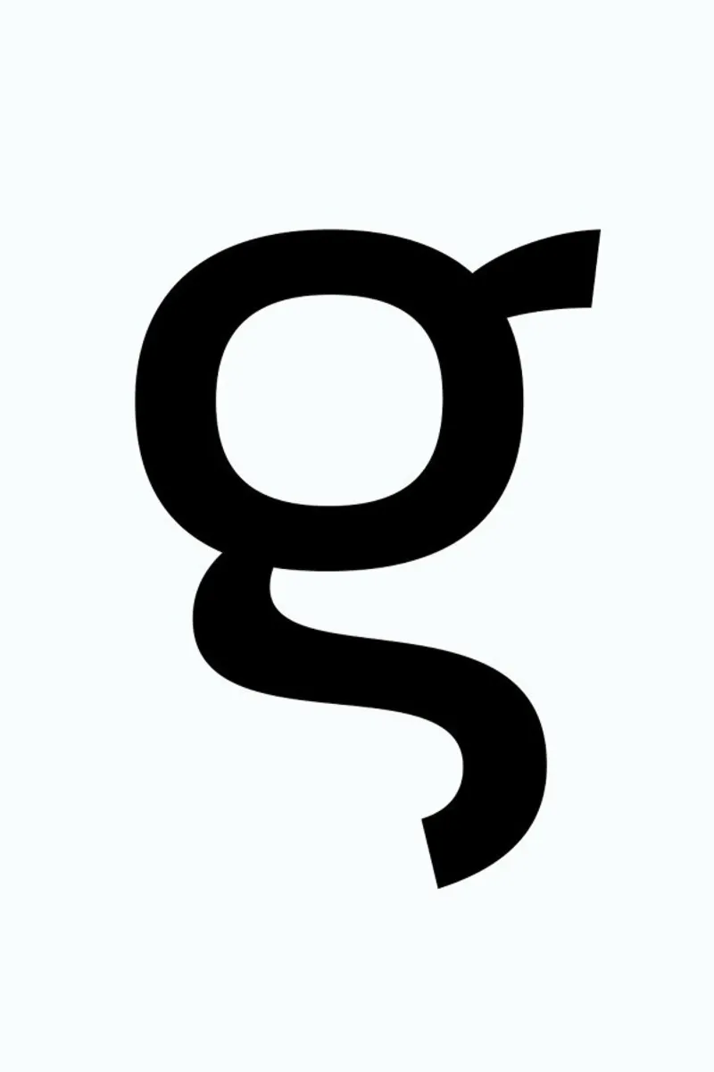 G poster con telaio in alluminio da petiteCAPS