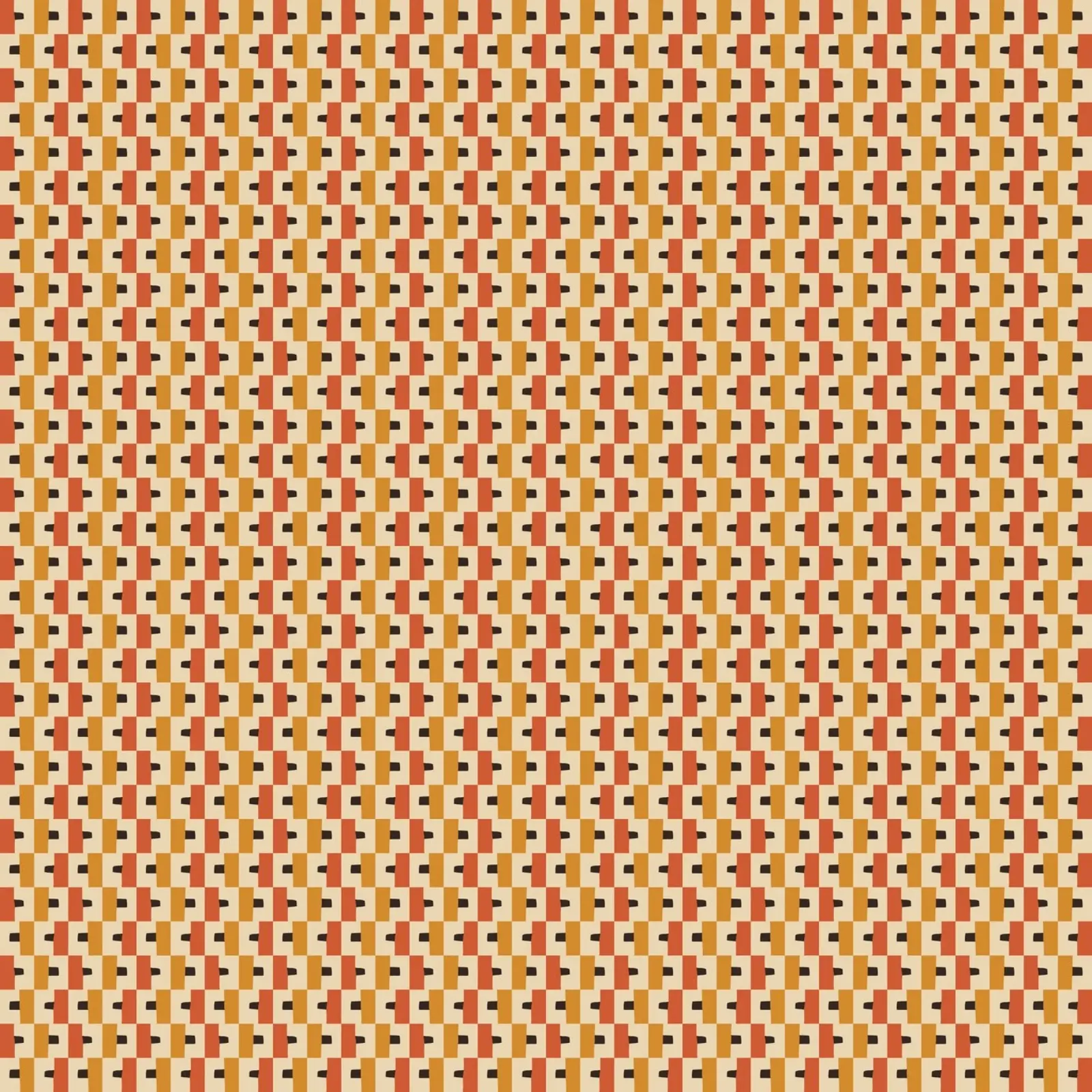 Warm color block seamless pattern hahnemühle by Little Dean