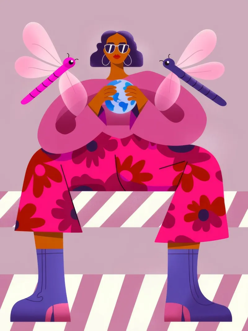 Armonia meditativa Fusion poster da Prism Palette