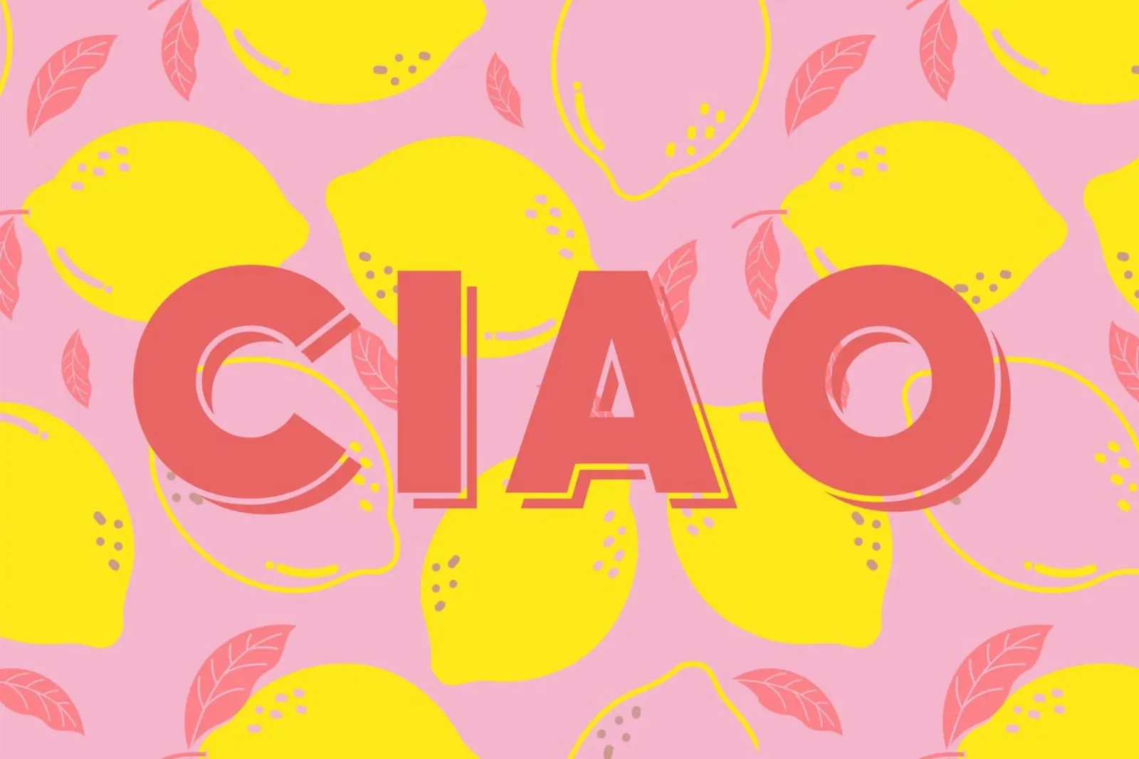 Ciao with lemons tela da Ohkimiko