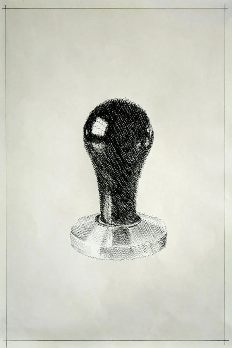 Profond - Tamper poster con telaio in legno da David Diehl