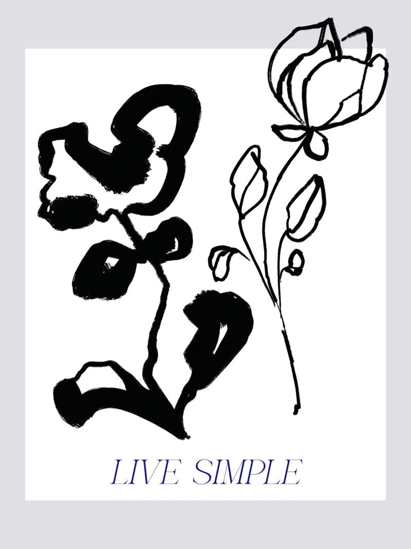 Live Simple No 03 poster de treechild