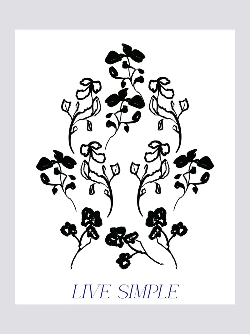 Live Simple No 06 plexiglass da treechild
