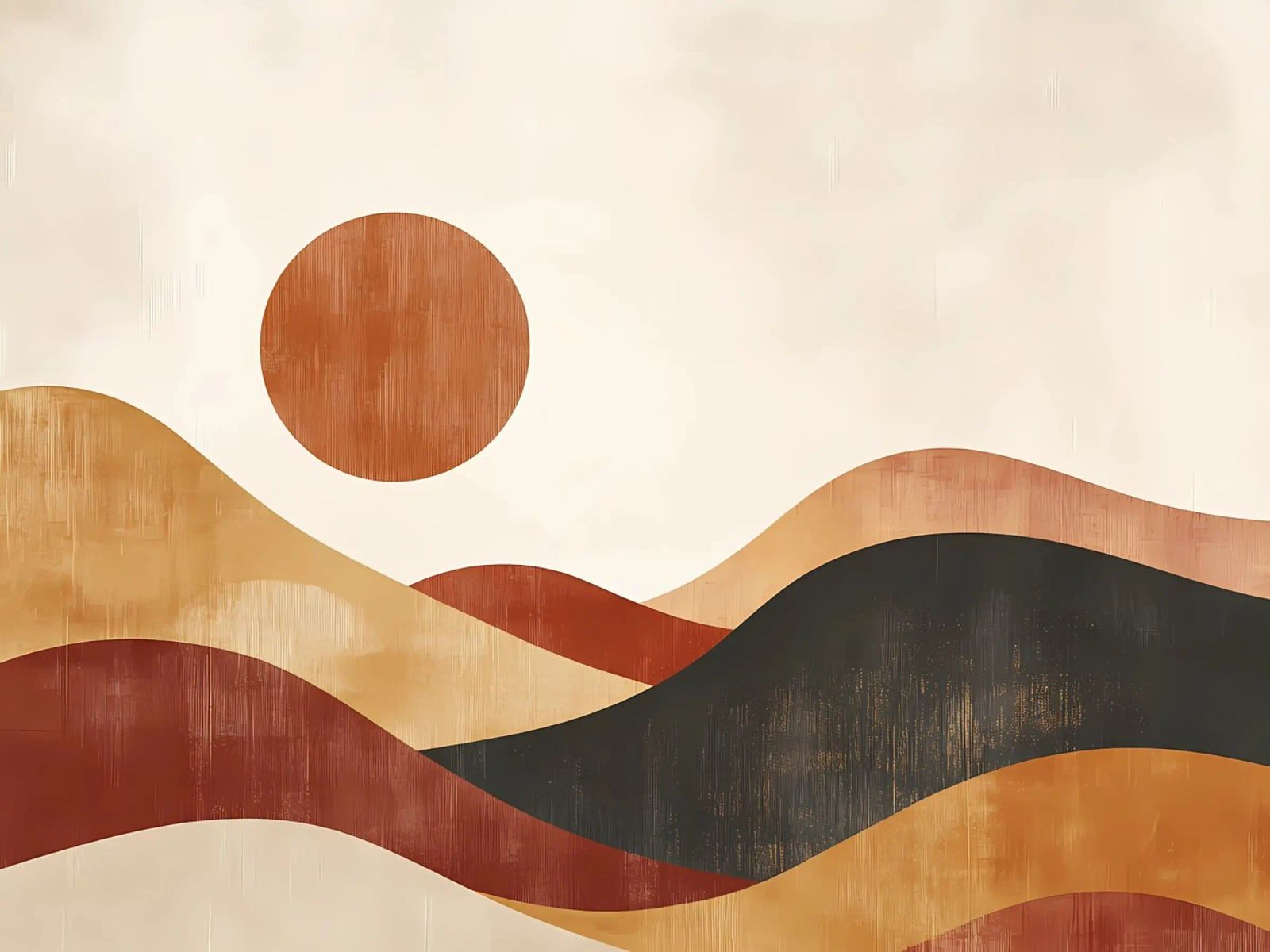 Boho Landscape poster by Olga Wildrose