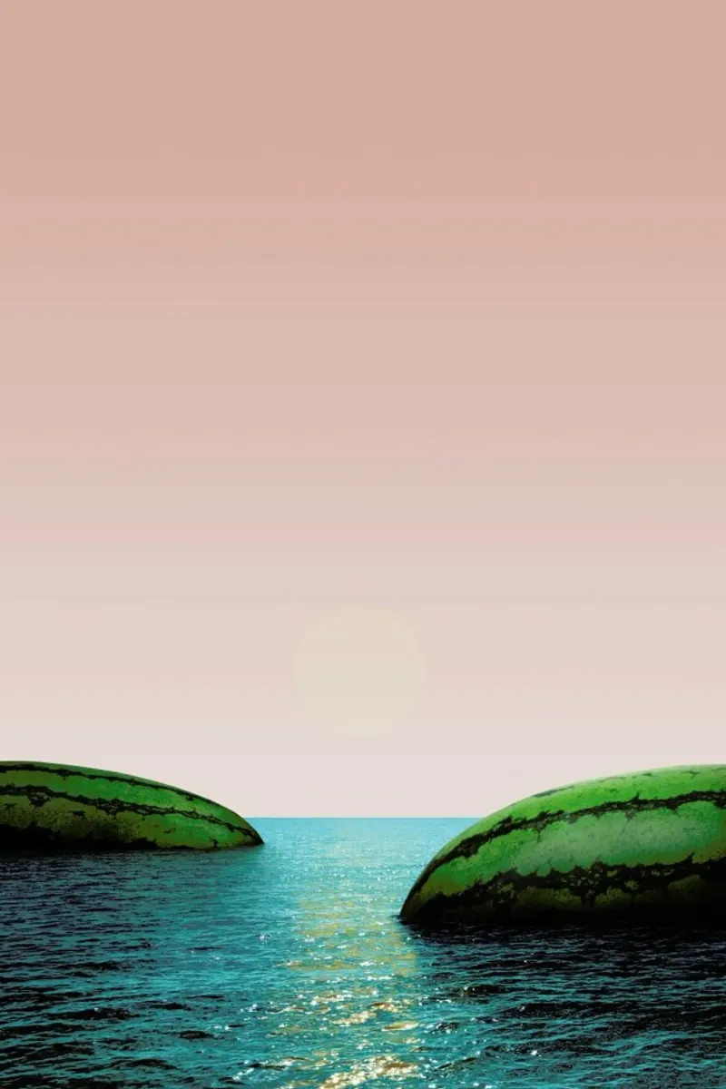 Melon Shore pellicola backlit da Lemon-apes