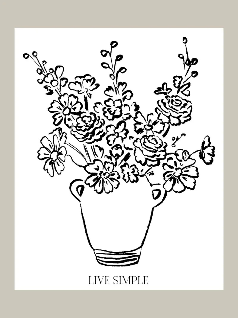 Live Simple No 13 alluminio dibond da treechild