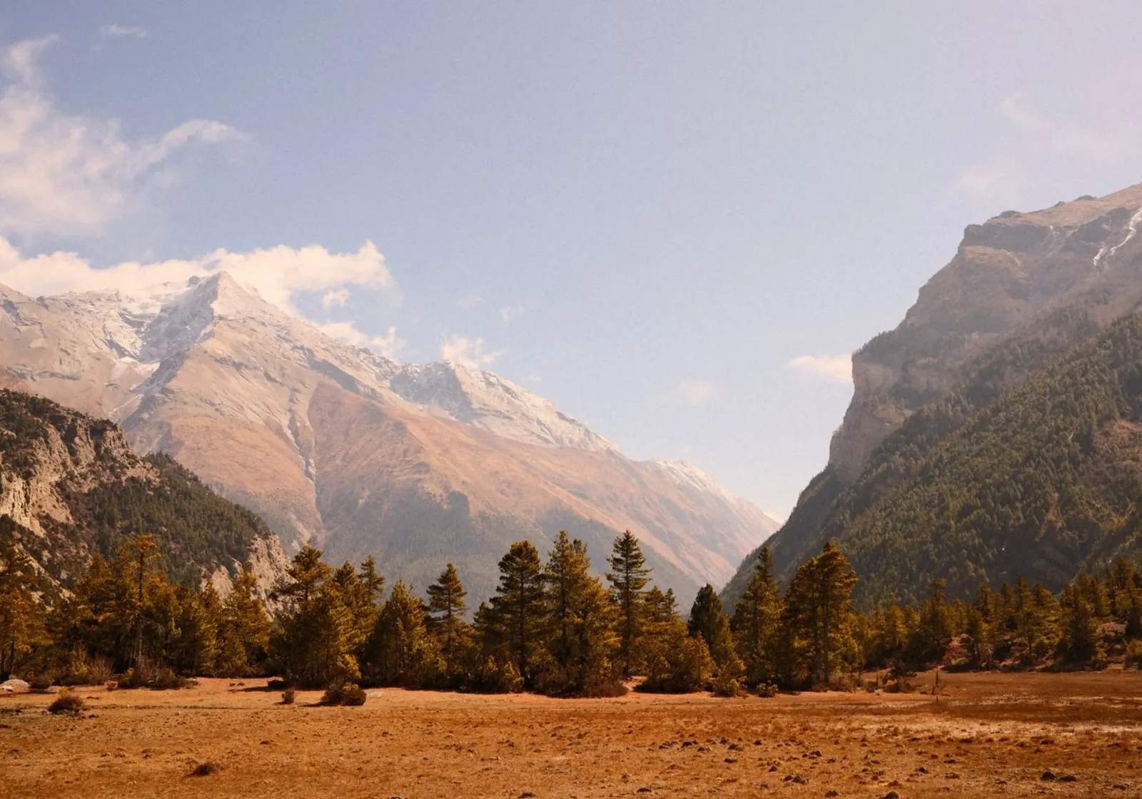 Golden Himalayan Valley Hahnemühle von FujiPrints