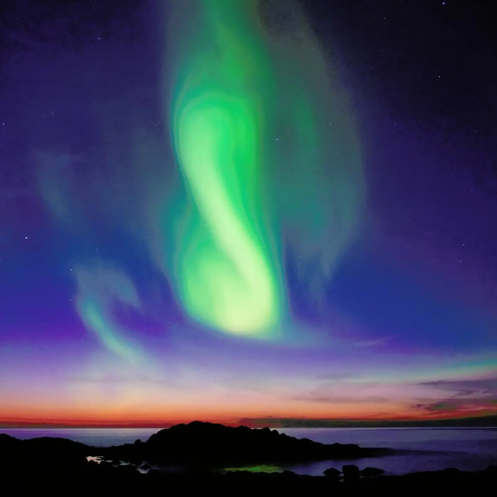 The Northern Lights 01 pellicola backlit da Nur Mut