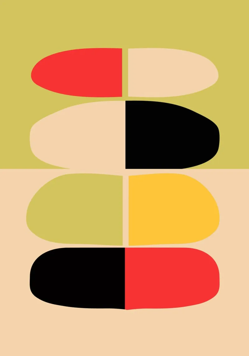 Minimalist Abstract 75 canvas by LeaDArt