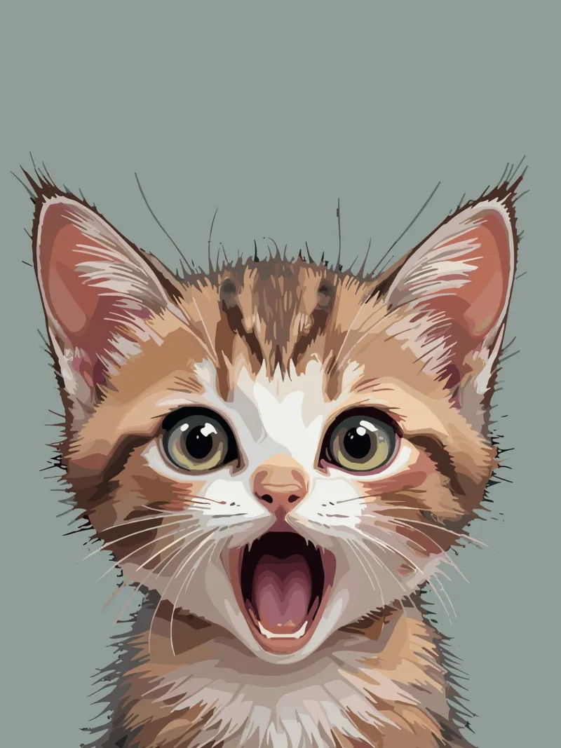 cute kitten pellicola backlit da edsonramosart