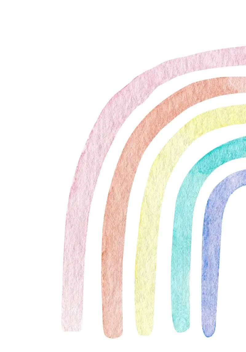 Arco silenzioso poster con telaio in legno da KidzStudio