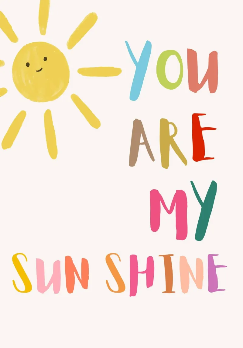 You Light Up My Day pellicola backlit da KidzStudio