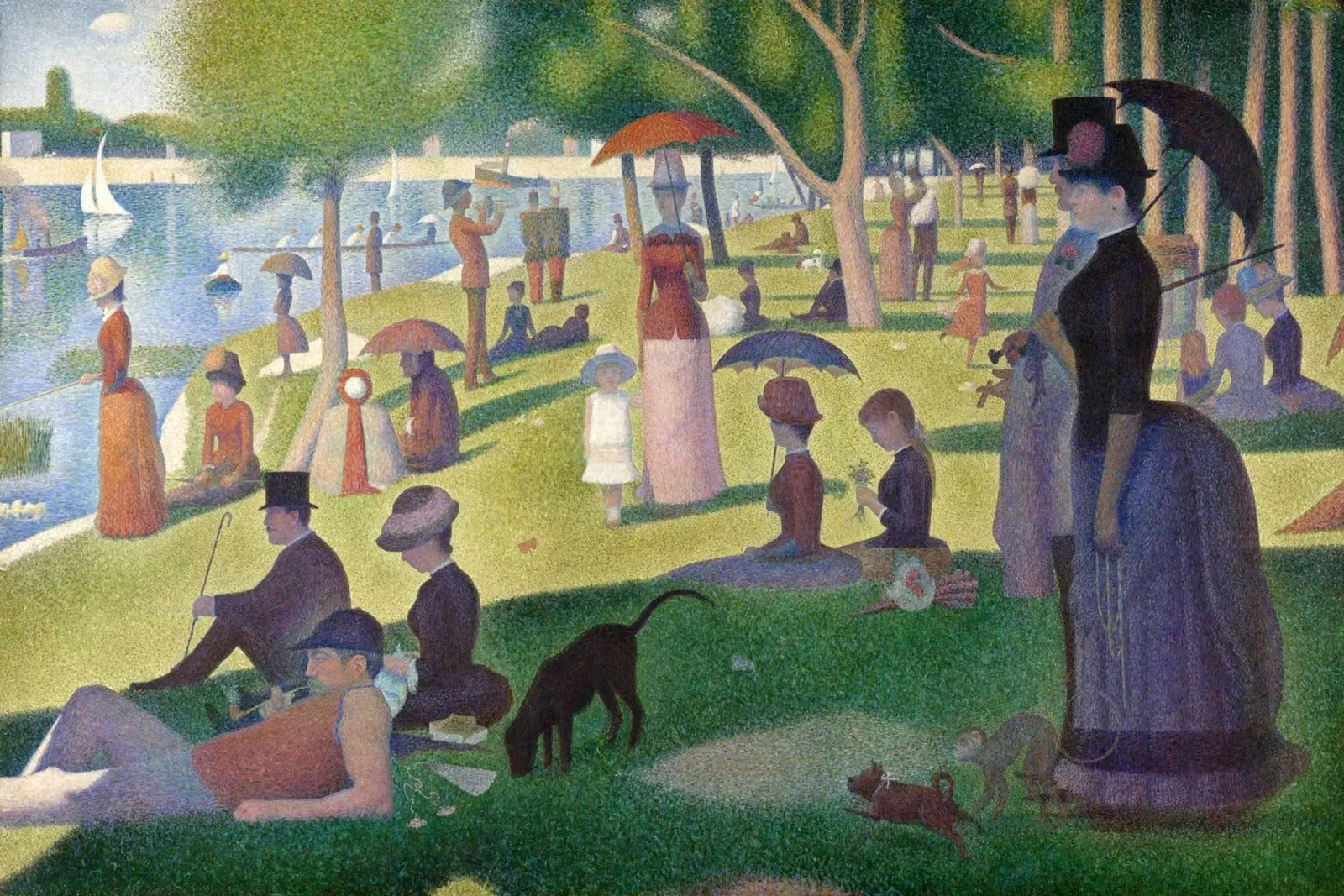 A Sunday Afternoon on the Island of La Grande Jatte hahnemühle by Timeless Artworks