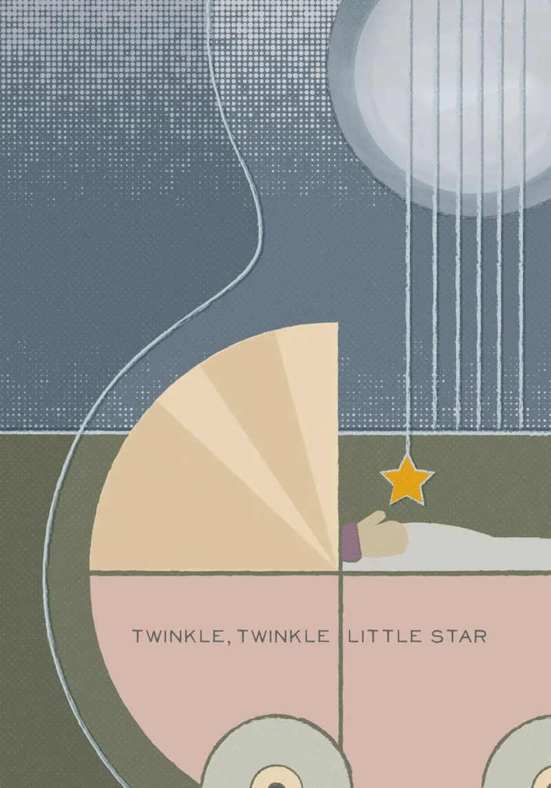 Twinkle Twinkle Little Star carta hahnemühle da lazydaypaper
