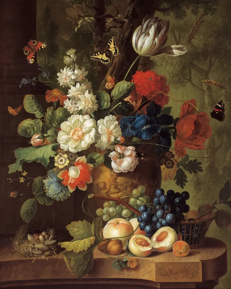 Jan van Os Fiori pellicola backlit da Timeless Artworks