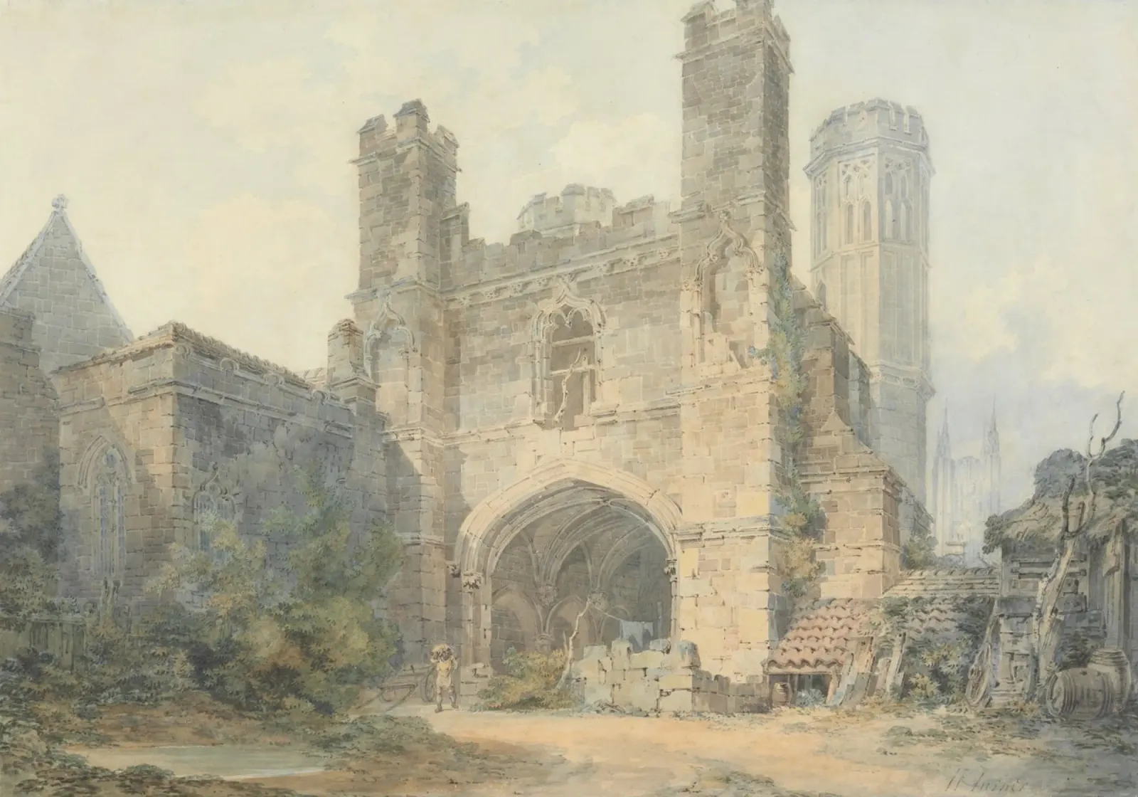 William Turner - Augustinus-Tor, Canterbury Forex-Platte von Timeless Artworks