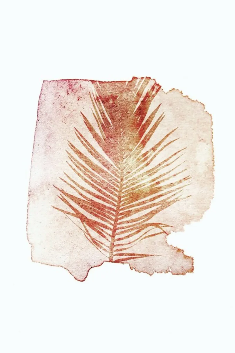 Pressed Cycas poster con telaio in alluminio da Shot By Clint