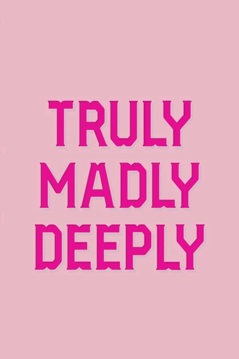 Truly Madly Poster von Honeymoon Hotel