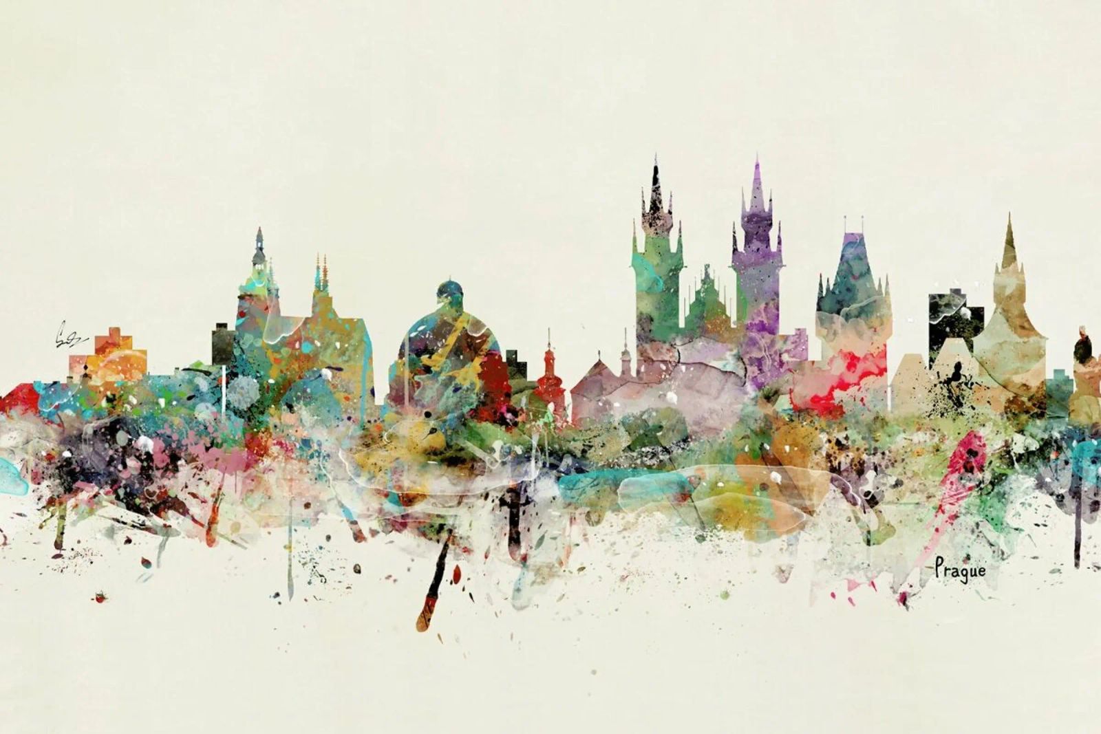 Prague poster de Brian Buckley