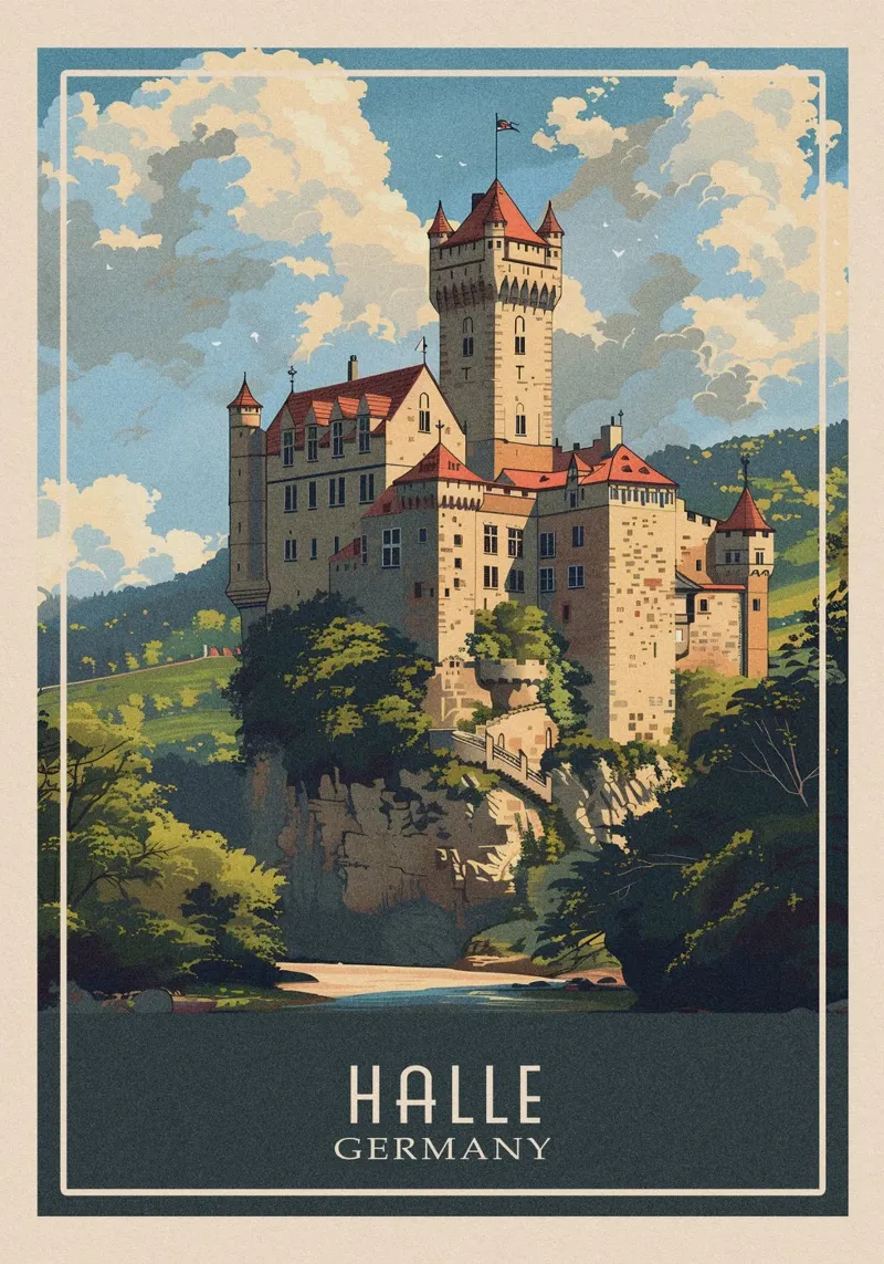 Halle Germany hahnemühle by Travelstudio