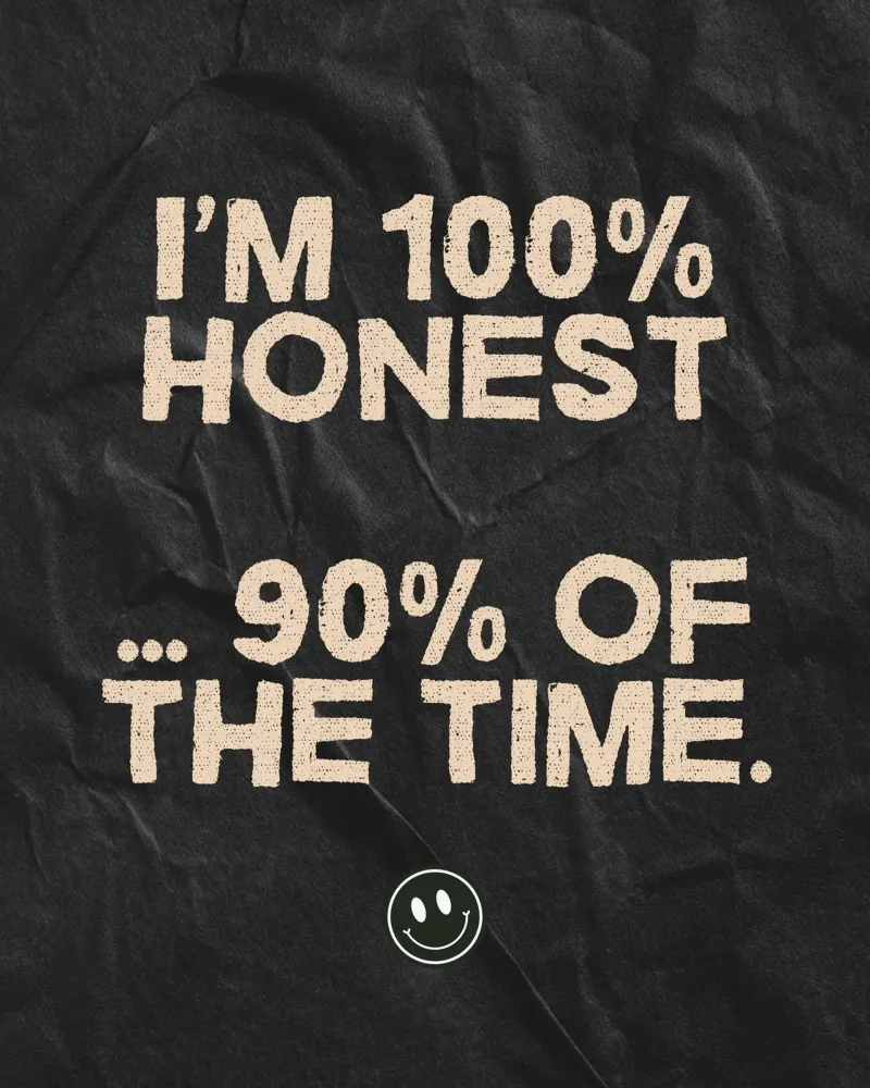 I am trying! Poster mit Kunststoffrahmen von Ambition Wall