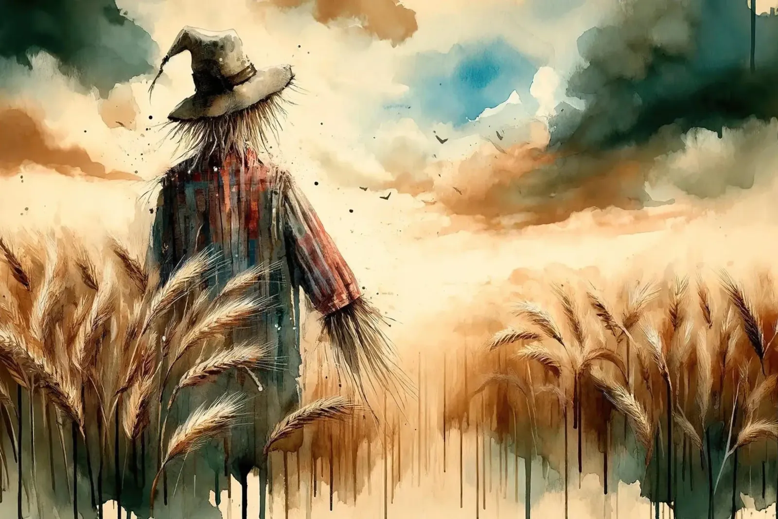 Prenditore di grano d'autunno pellicola backlit da Chromatic Fusion Studio