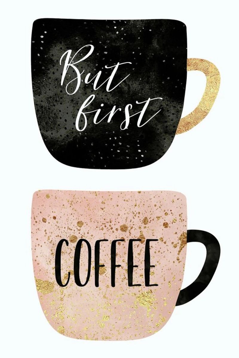 But First, Coffee poster by Elisabeth Fredriksson
