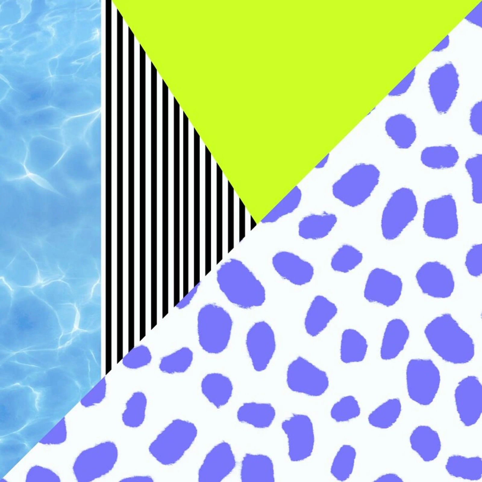 Post Modern Summer poster con marco de madera de Vasare Nar