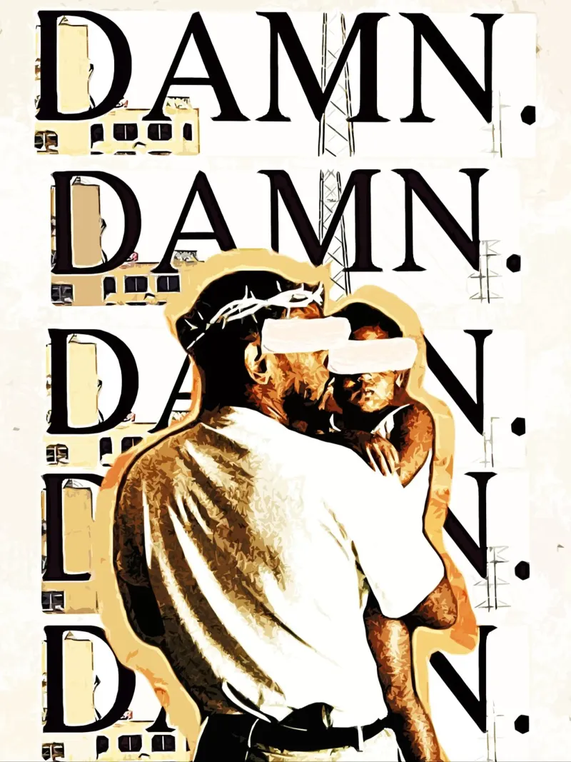Dannazione Dannazione Kendrick Lamar 2 Arte carta hahnemühle da music soul