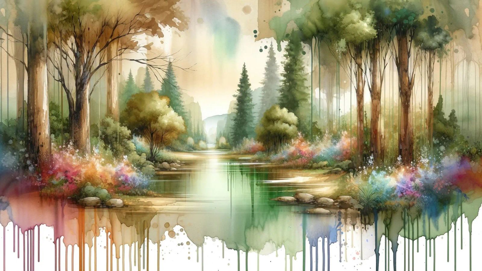 Fesselnder Wald Poster von Chromatic Fusion Studio