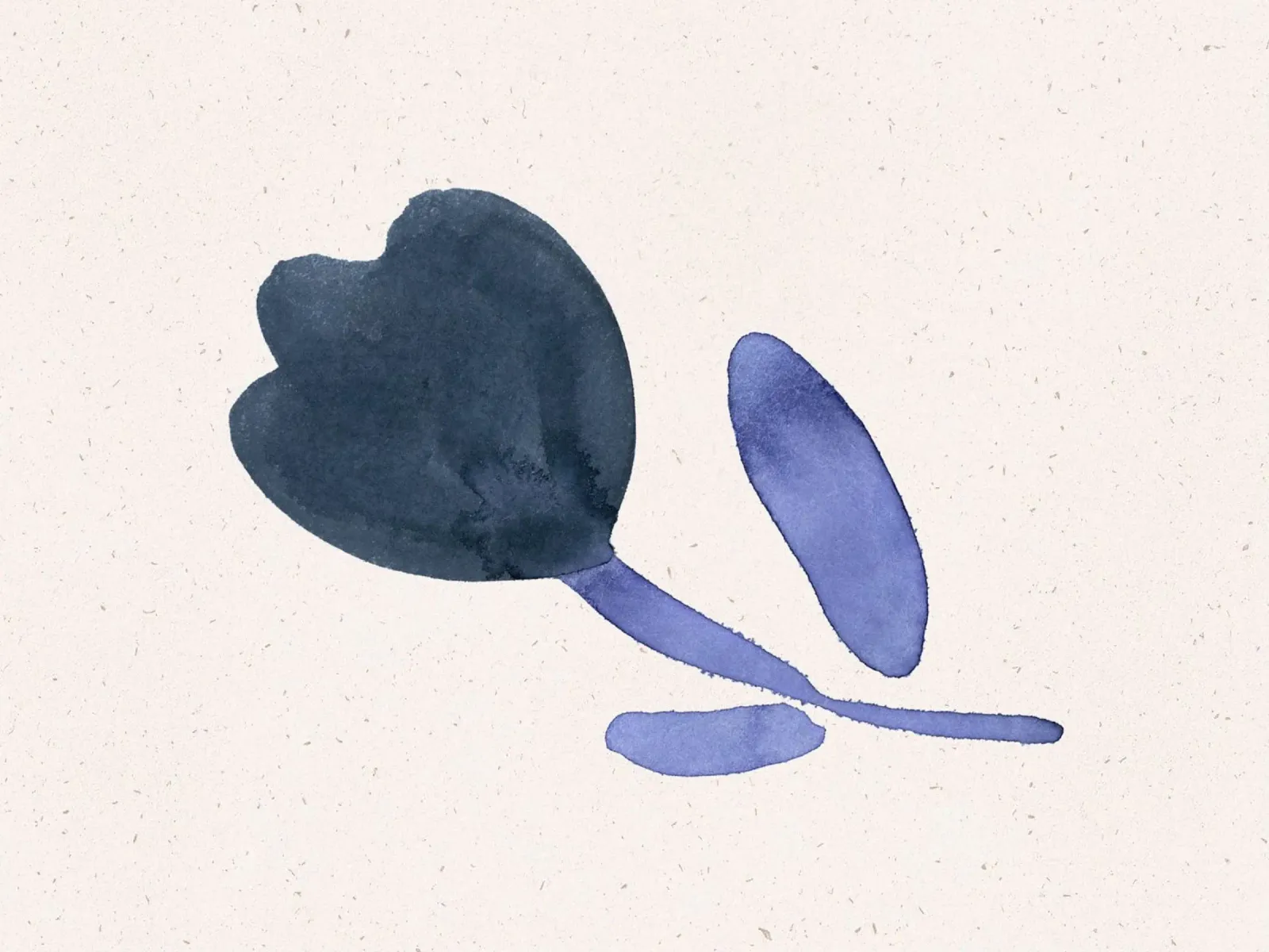 Blue Blooms 10 carta hahnemühle da Leaflover