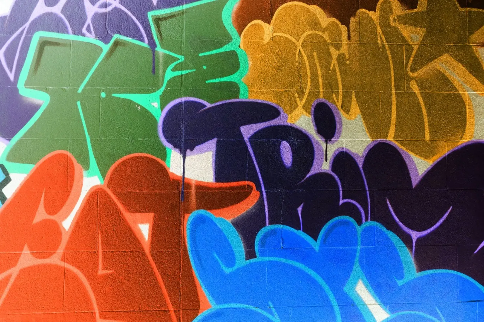 Graffiti Wall pellicola backlit da Flo Klein