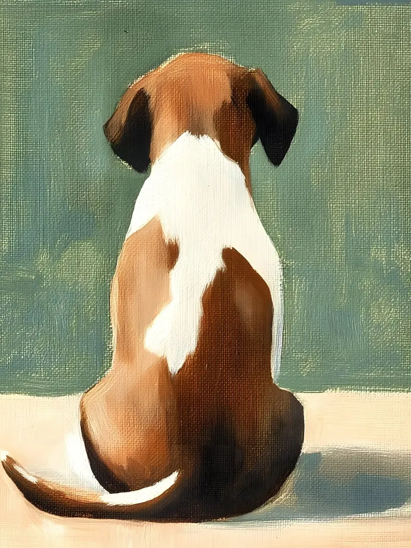 Beagle Dog pellicola backlit da IamHomeStudio