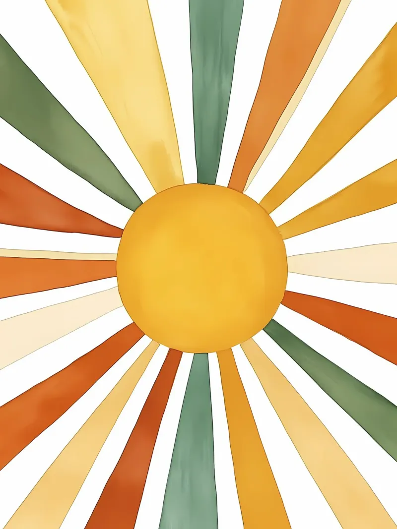 sun rays hahnemühle by IamHomeStudio