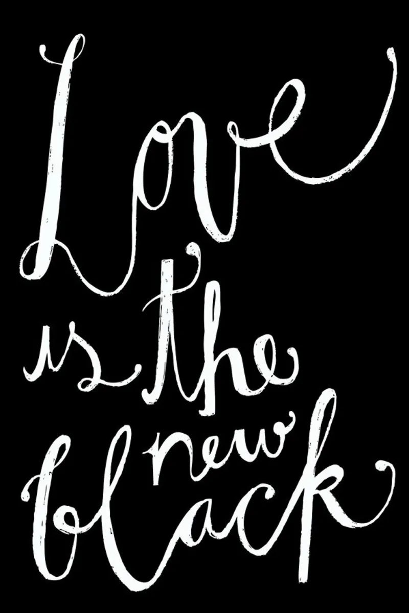 Love No. 1 poster con telaio in plastica da typealive
