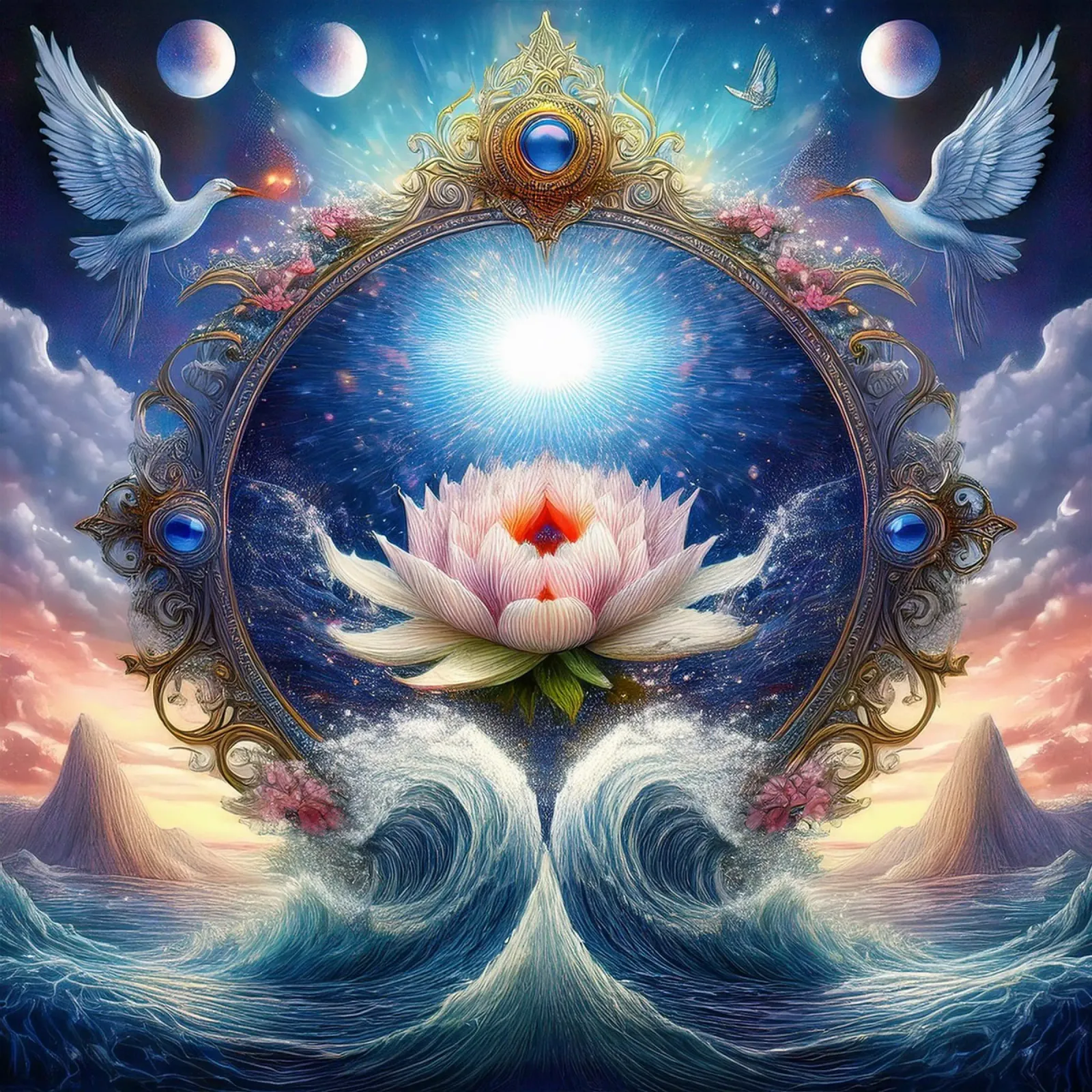 fiore poster con telaio in alluminio da kimmindmuse