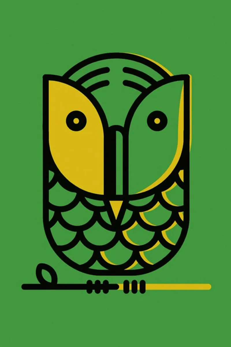 Animal 1 poster con telaio in plastica da Maz