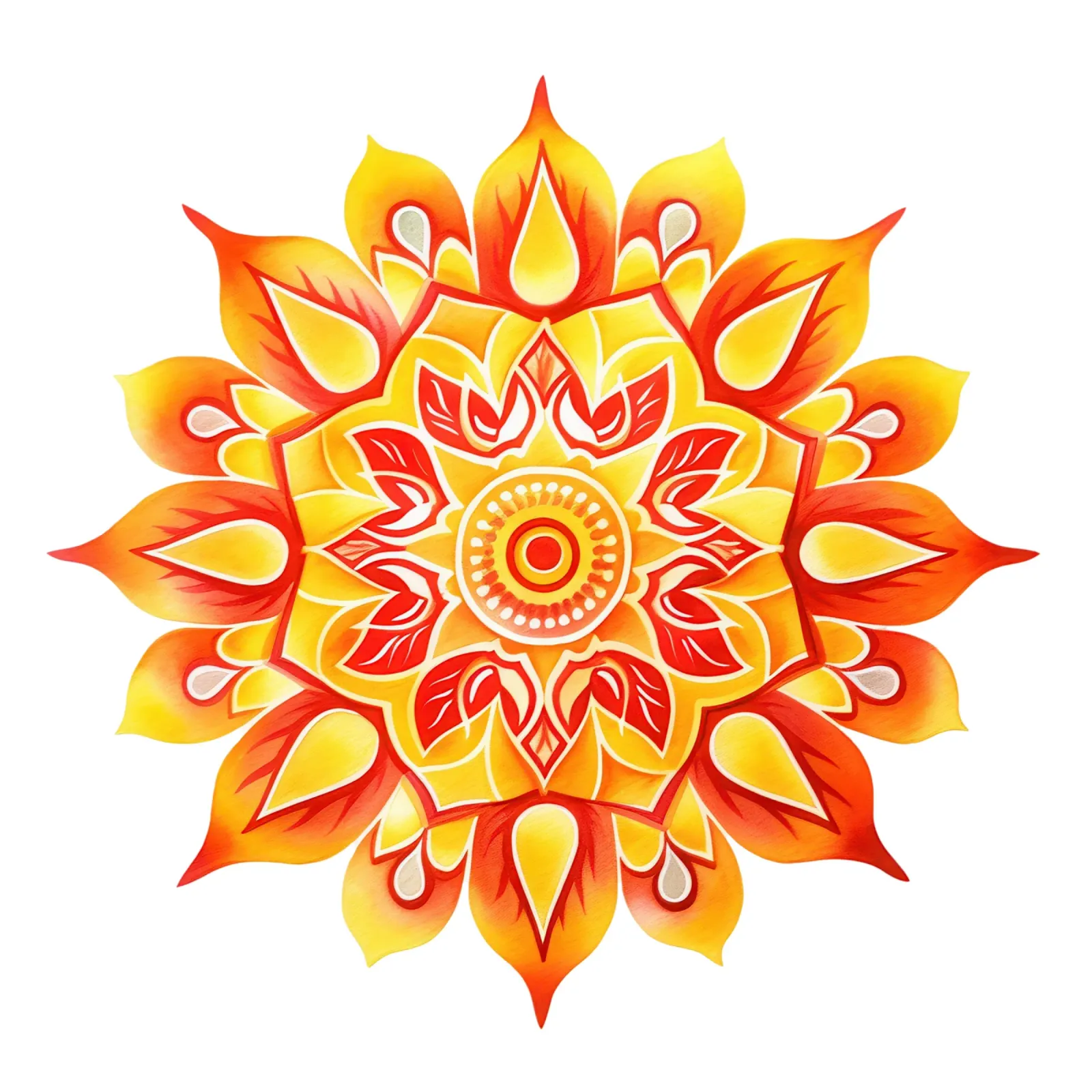 Mandala del sole pellicola backlit da Spiritual Touch
