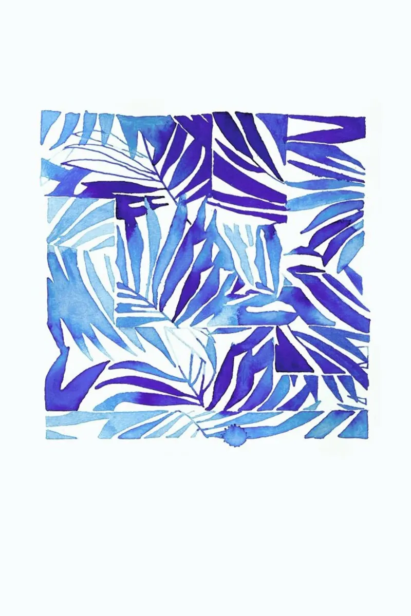 Island poster con telaio in plastica da Céleste Hollak