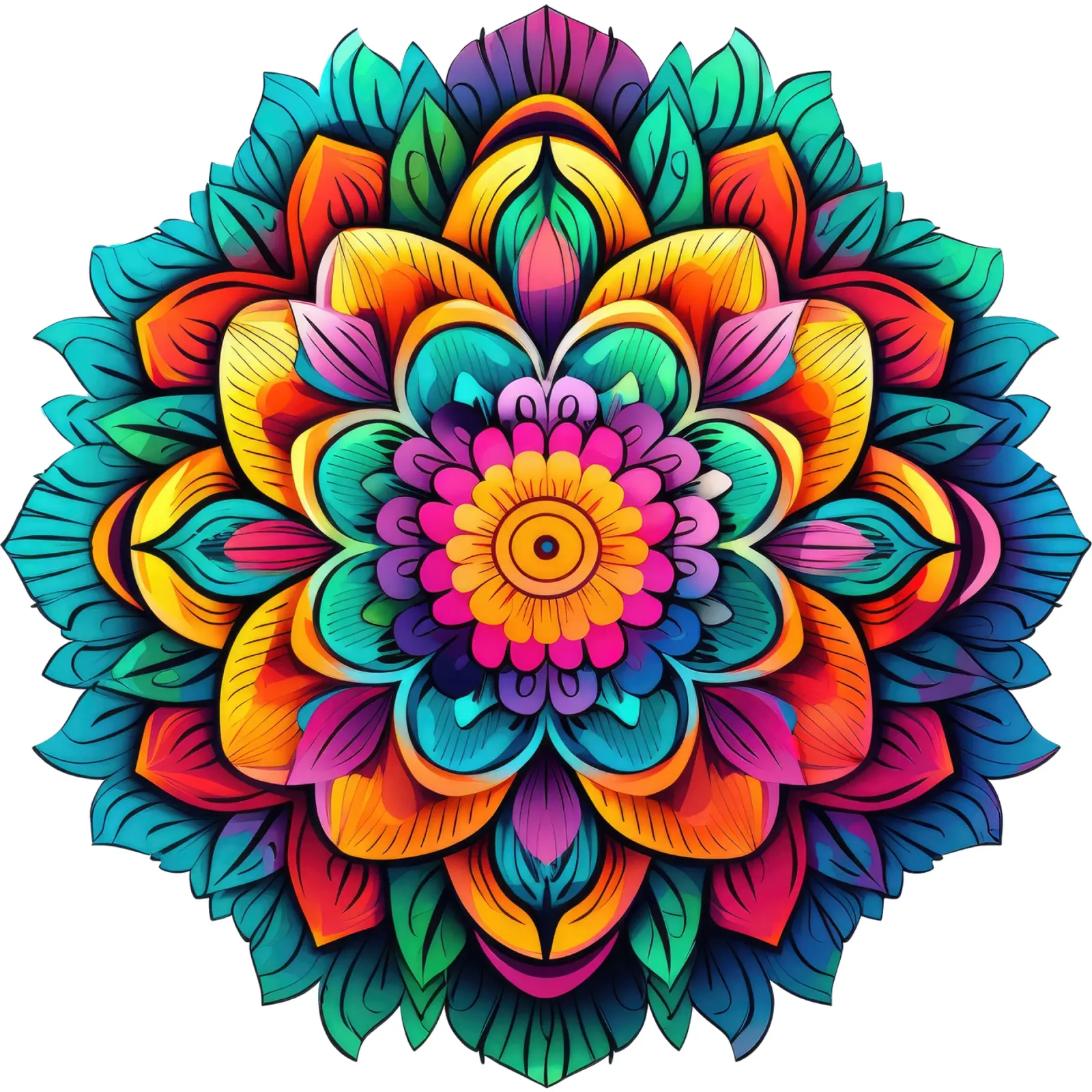 Mandala Vibrance pellicola backlit da Spiritual Touch