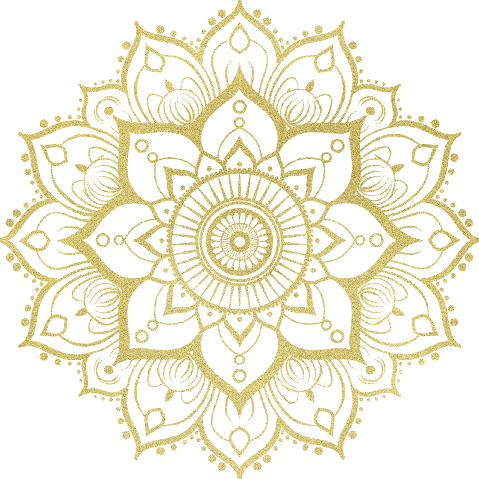 Mandala d'oro pellicola backlit da Spiritual Touch