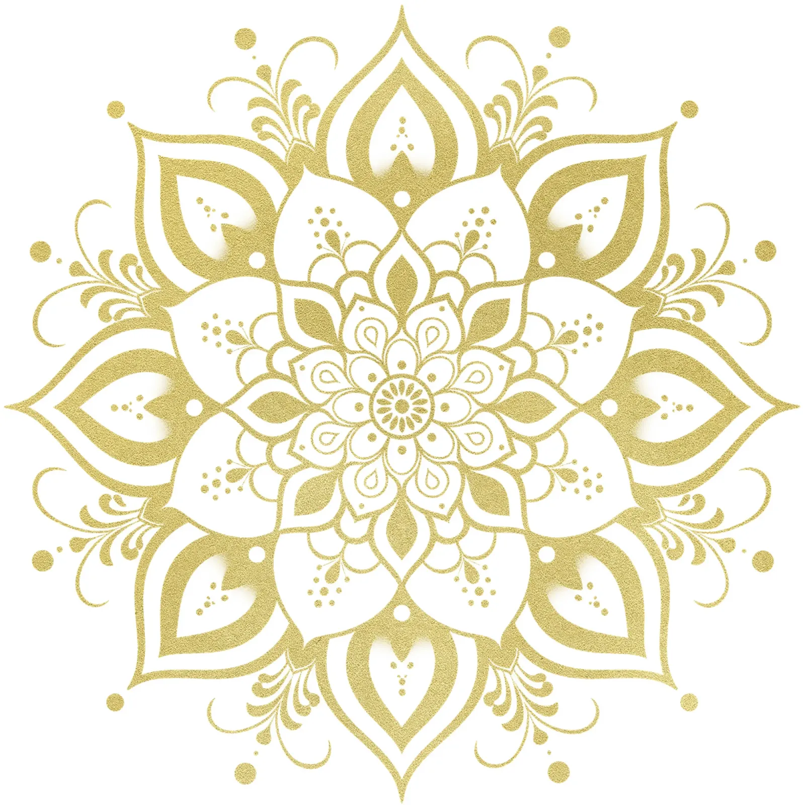 Mandala d'oro pellicola backlit da Spiritual Touch