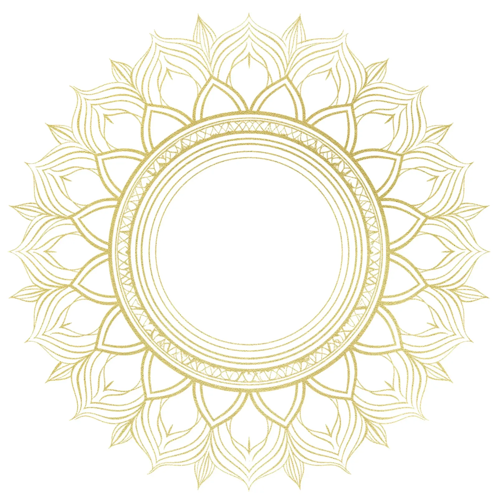Mandala d'oro pellicola backlit da Spiritual Touch