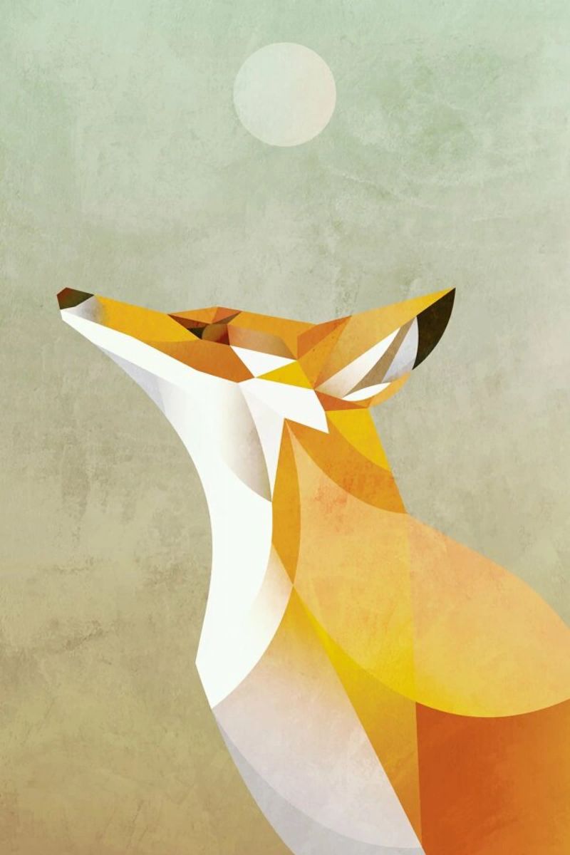 Morning Fox Poster von A Nordic Girl