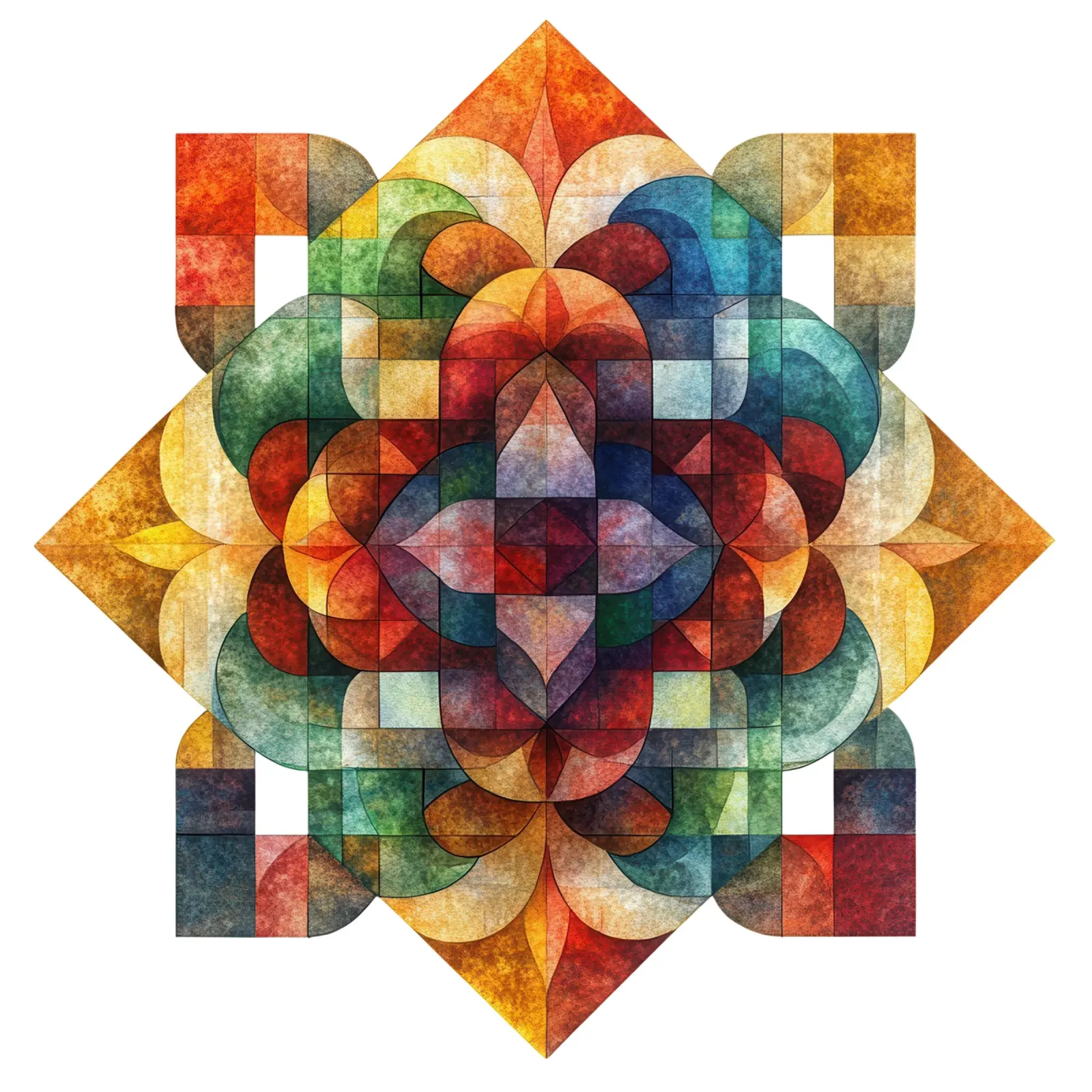Mandala autunnale pellicola backlit da Spiritual Touch